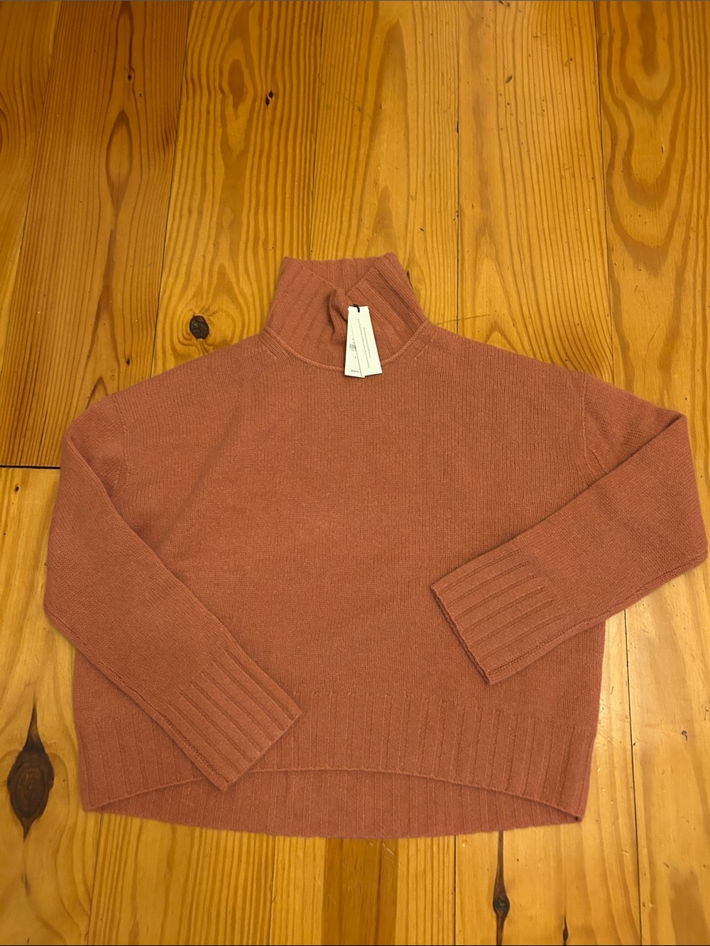 Banana Republic  Dusty Rose Cashmere Mock Neck Sweater
